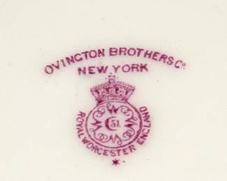 Set of Royal Worcester Gold Gilt Plates