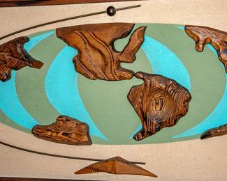 CLOSE UP: WITCO 63" world map