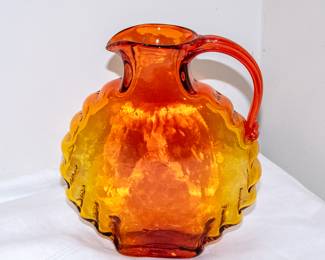 Mid Century BLENKO Amberina Pitcher