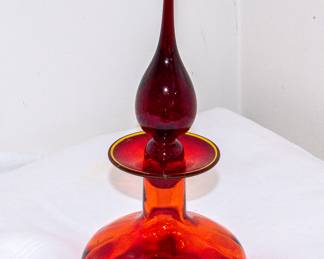 Mid Century BLENKO Ruby Glass