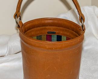 Vintage Coach Bucket Purse