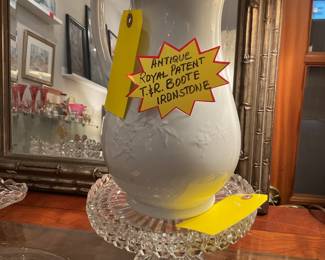 Antique Royal patent t&r boote ironstone $35 + tax