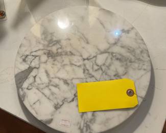 Marble lazy Susan (diameter=1’) $17.50 + tax