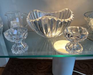 Crystal candle sticks (2) $35 + tax