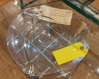 Val laumbert crystal platter $70 + tax