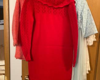Vintage hand knitted dress