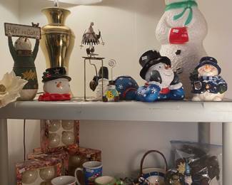 Great selection of snowmen