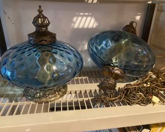 Vintage ceiling light and swag light