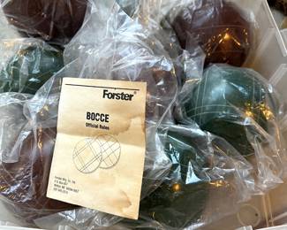 Bocce Ball set, like new!
