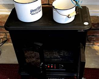 small electric fireplace