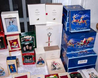 TABLES OF HALLMARK ORNAMENTS