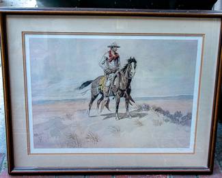 FINE ART - CHARLES RUSSELL LITHO