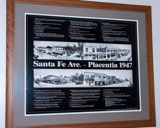 CITY OF PLACENTIA COLLECTABLE PRINT