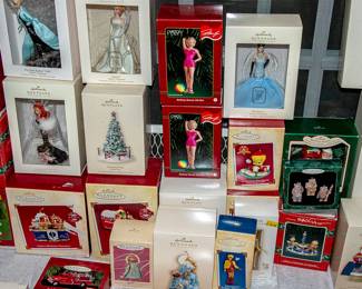 TABLES OF HALLMARK ORNAMENTS