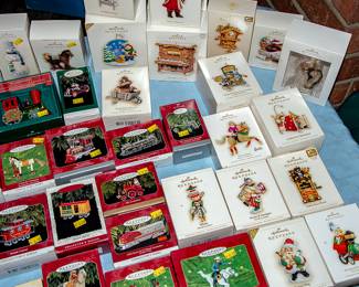 TABLES OF HALLMARK ORNAMENTS