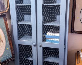 MESH SCREEN KITCHEN CABINET