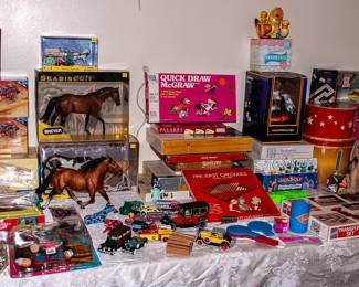 VINTAGE GAMES AND TOYS