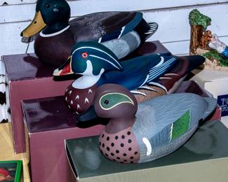 VINTAGE WOOD DUCK DECOYS