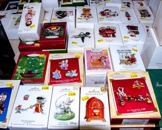 TABLES OF HALLMARK ORNAMENTS