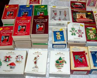 TABLES OF HALLMARK ORNAMENTS