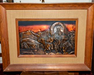 FINE ART - FRAMED PEARSON COPPER ART
