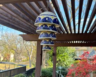 Many beautiful wind chimes