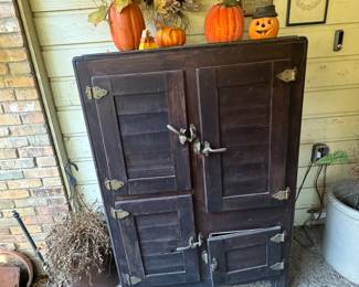 Vintage ice box