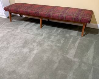 Danish Modern Bench 98" Long, 24" Deep