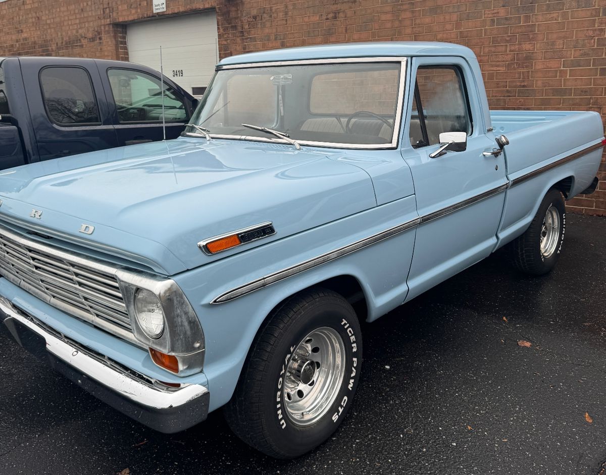 WOW WHAT A TRUCK 1969 FORD F-100 3 ON THE TREE EXTRA NICE AND CLEAN
