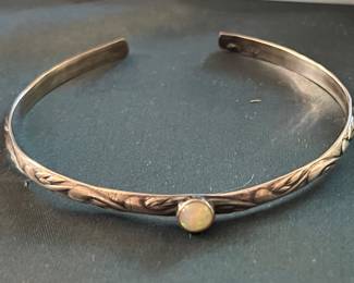 Sterling Bracelet with Opal