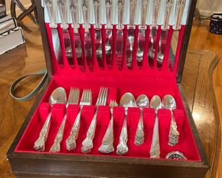 Large silver plate set excellent condition