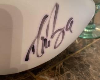 Drew Breeze signed football $100