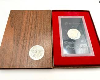 1973-S Eisenhower Proof Dollar Brown Ike