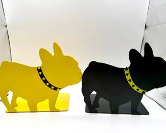 (2) Adorable Bully Bookends