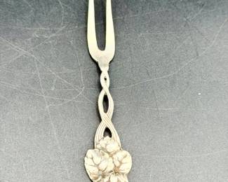 Sterling Silver Tiffany & Co Style Strawberry Berry Fork