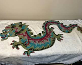 Kim Seybert Glass Bead Dragon Runner Made In India