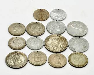 Coin Pendant Jewelry Collection including Silver Coins
