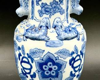 Blue and White Porcelain Vase