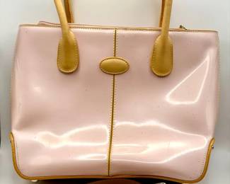 Tod's D-Bag Patent Pink Leather
