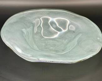 Signed Annieglass Shells Dish