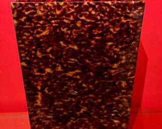 Tortoise Shell Pattern Waste Basket