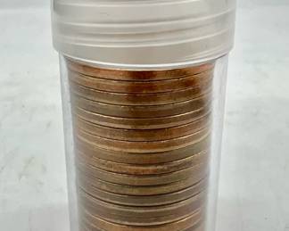 (20) Sacagawea Dollar Coins in Coin Roll — Labeled “2000”