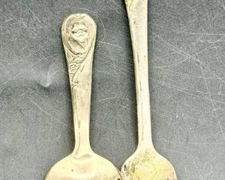 (2) Winthrop Gerber Baby Spoons