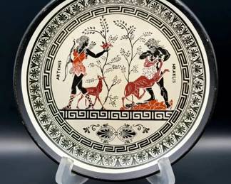 Greek Artemis and Hraklis Plate