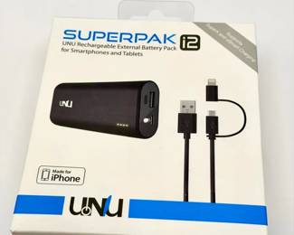 Superpak UNU 10,000mAh rechargeable external battery pack
