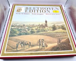 "Beethoven Edition Works for Piano" box set of records