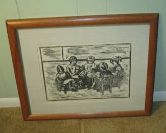 Mary Daly second grade by Martha Kreigbaum ( my mother the artist !)= Janet