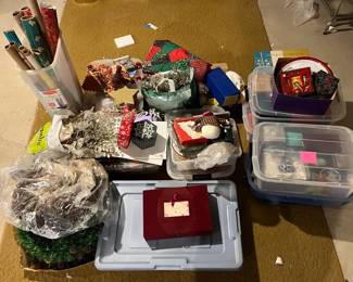 Vintage Christmas Decor Mystery Lot