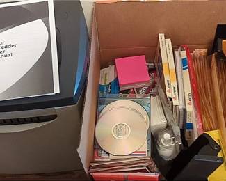 Office Supplies and Shredder