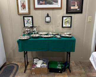 Silver plated serve ware